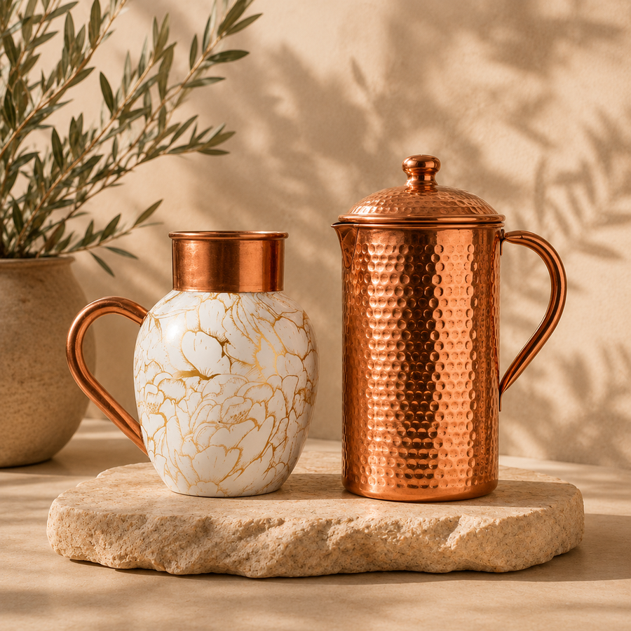 Carafes en Cuivre Pur