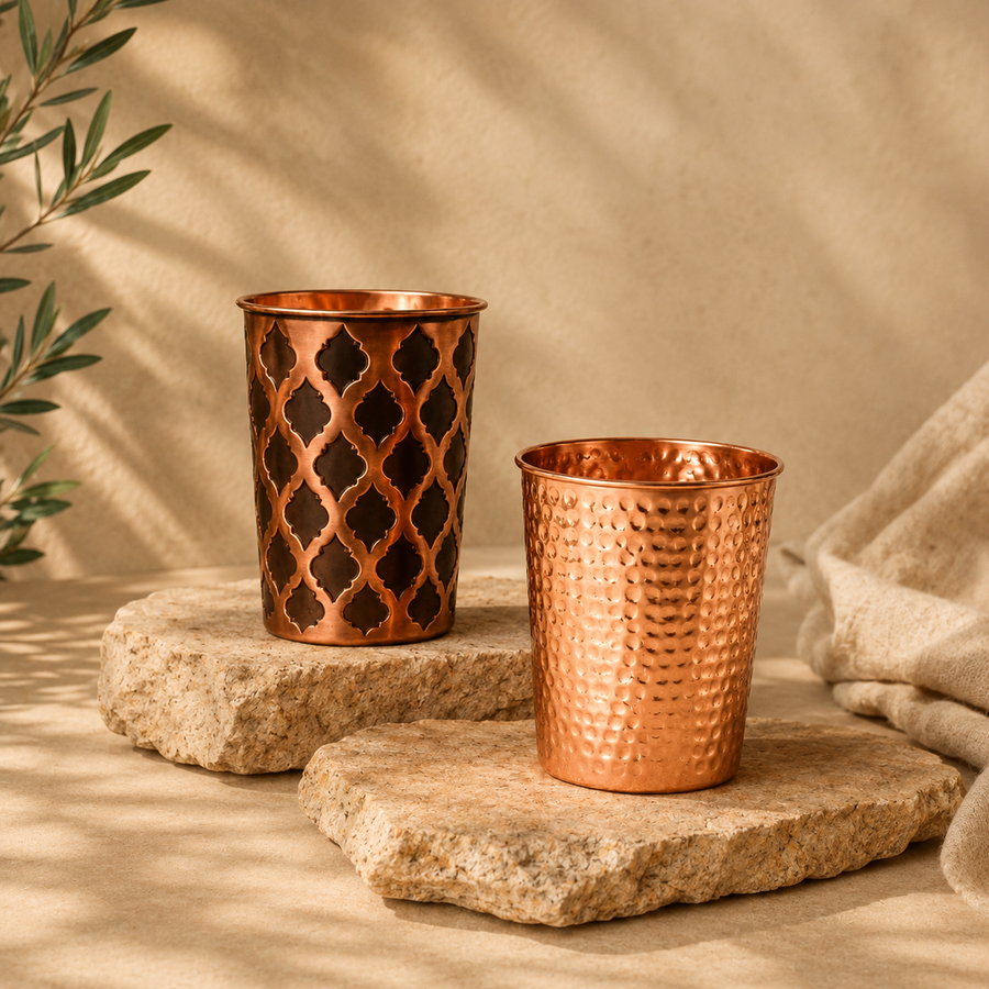 Verres en Cuivre Pur