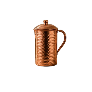 Carafe en Cuivre Pur Martelé