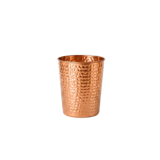 Verre en Cuivre Pur Martelé